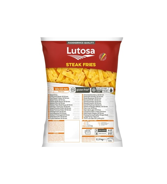 Lut. Frytki Stekowe 2.5kg/10kg