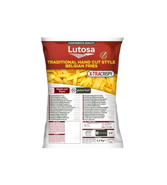 Lut. Frytki Belgijska  X-Crispy 12mm 4x2,5/10kg