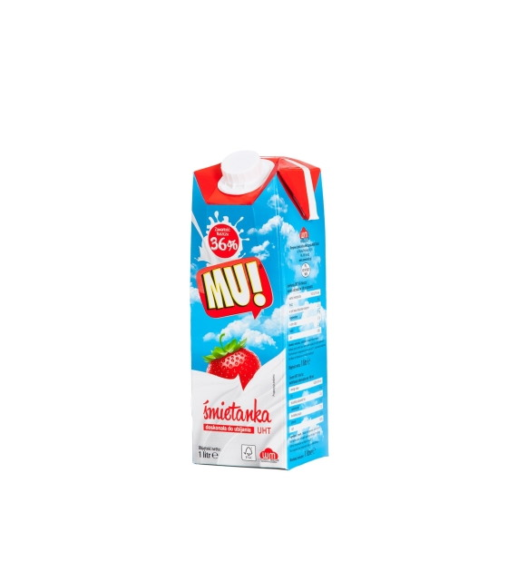 Śmietana UHT Polska 36% 1l/ 12szt.