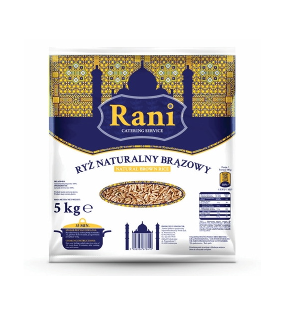 Saw Ryż Rani Naturalny Brązowy 5kg