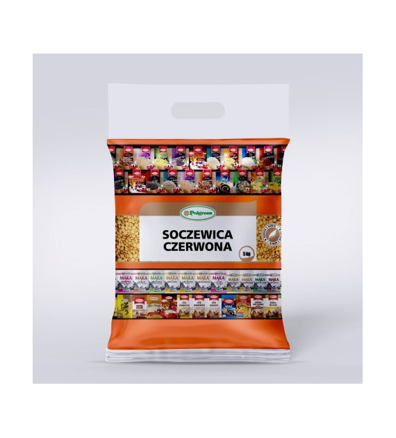 POLGREEN Soczewica czerwona 5 kg