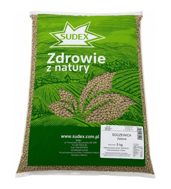 SUD Soczewica zielona 5kg