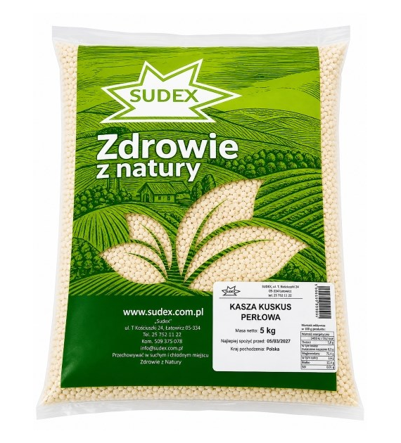 SUD Kasza jęczmienna perłowa średnia 5kg