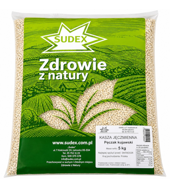 SUD Kasza jęczmienna Pęczak kujawski /5kg